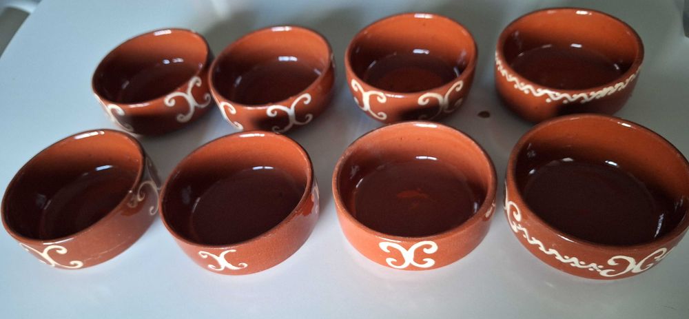 Taças para arroz doce tradicionais em barro