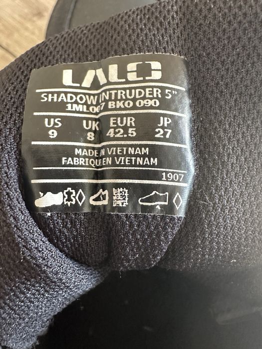 Тактичні черевики LALO Shadow Intruder 5’, нові, чорні, на розмір 41 (маломірять)