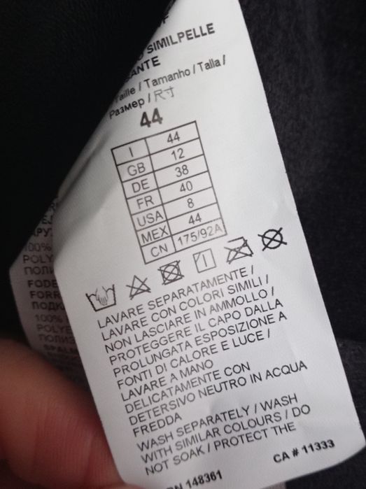 Płaszcz ekoskora pinko IT 44/M/L