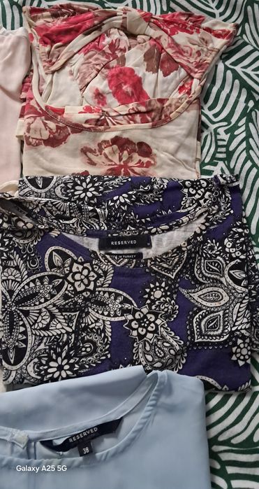 Paka paczka bluzeczek i bluzek damskich 24 szt M L