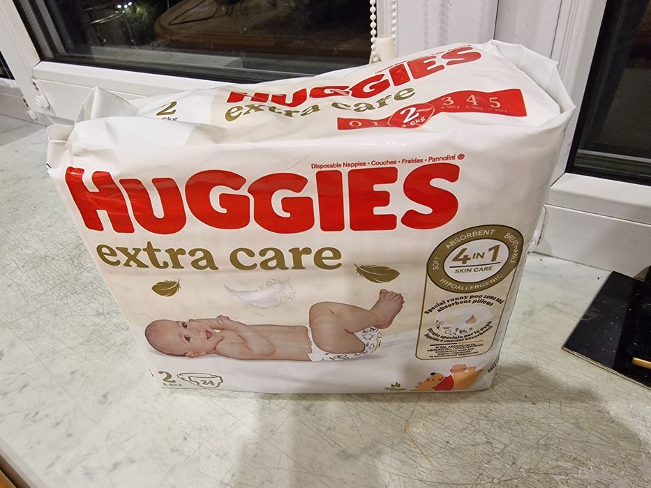 підгузки памперси Huggies Extra Care 2 24 шт