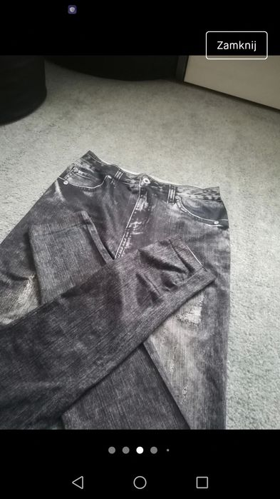 legginsy - jeansy Langsha