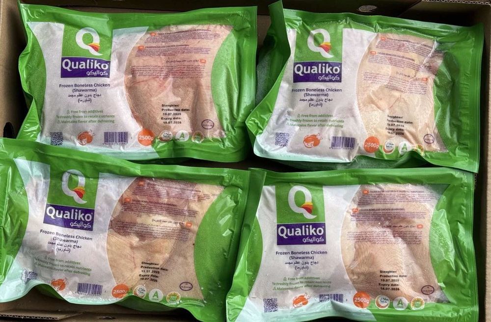 Тушка без кости. Замороженное бескостное куриное  мясо.
Вес: 4*2,5 кг