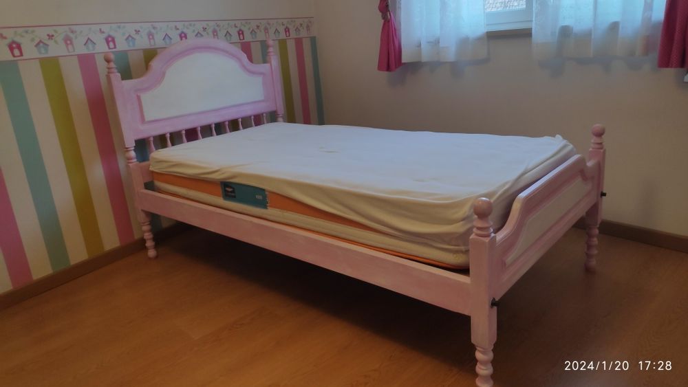 Cama de Princesa Rosa