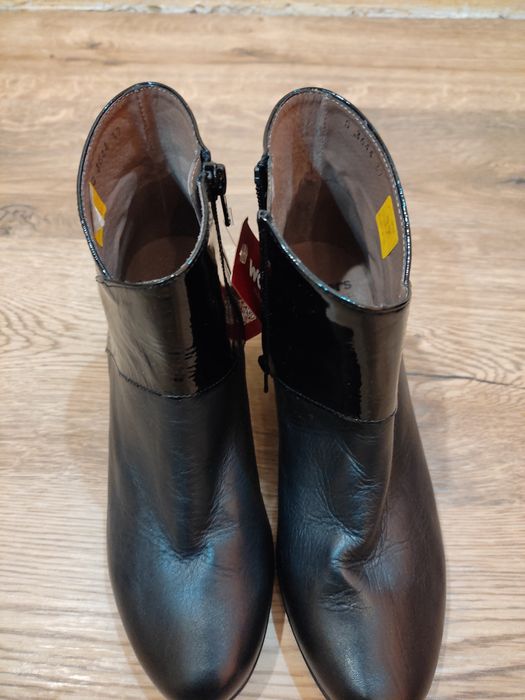 Модные Ботільони/кожа/37/23.5-24 см женская Модная обувь взуття