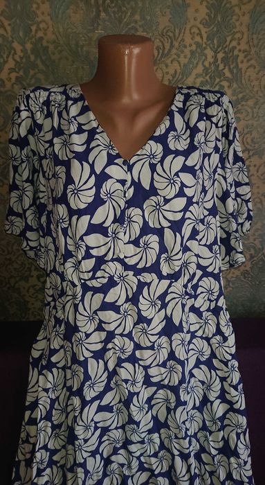 Красивое платье вискоза большой размер батал xxl