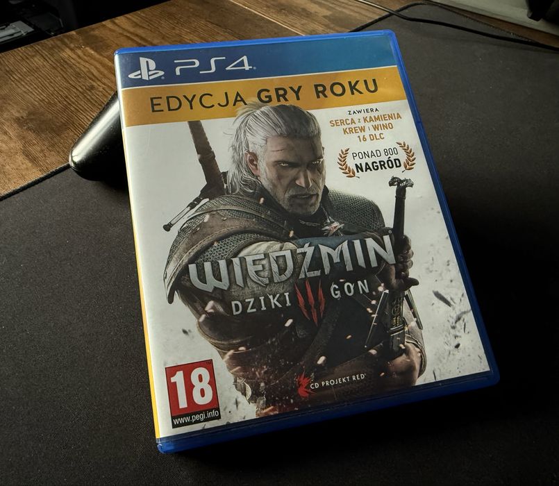 Wiedźmin 3 Edycja Gry Roku GOTY DLC PS4 PL