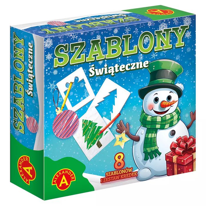 Szablony Świąteczne. Bałwanek. Alexander