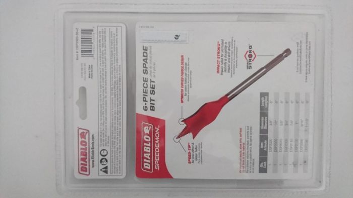 Набор перьевых сверл Diablo DSP2920-S6+2 8 шт