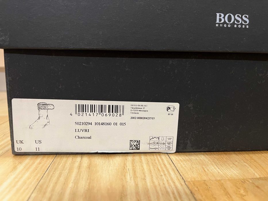 BOSS piękne kozaki męskie 44