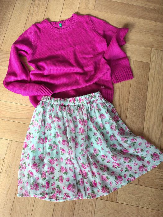 Sweterek Benetton 128
