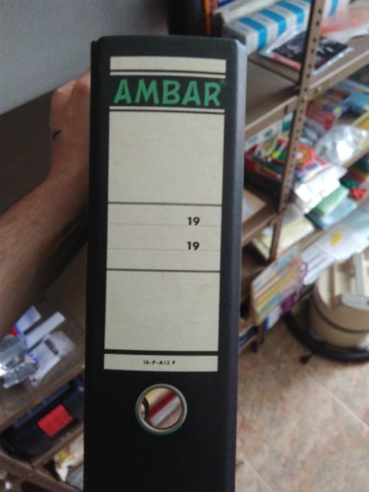 Capa de arquivo Ambar tamanho A5