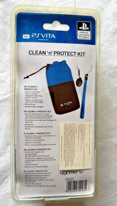 4Gamers Officially Licensed SONY PS VITA Clean 'n' Protect Kit Nova selada