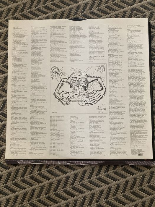 Płyta gramofonowa winylowa Thriller Michael Jackson Epic