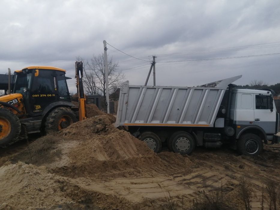 Оренда Ірпінь Буча Ворзель JCB трактора, самосвала, крана маніпулятора