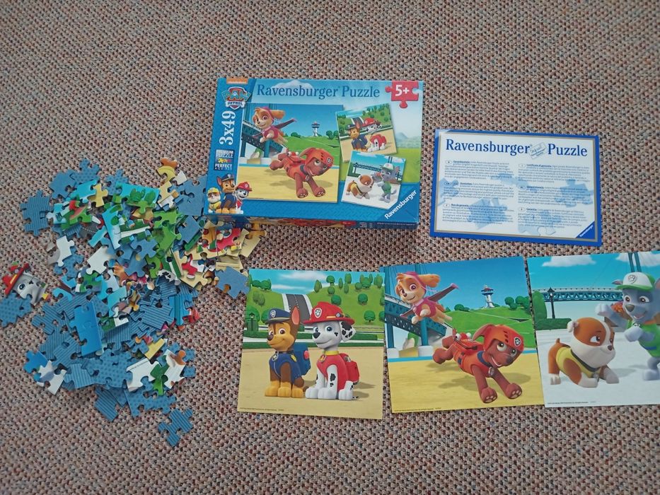 Puzzle Psi Patrol 5+ 3x49 Ravensburger