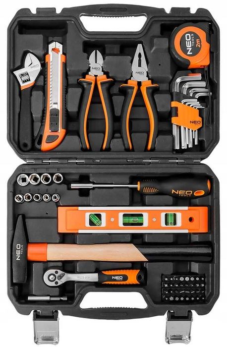 Zestaw Narzędzi Uniwersalny 60 el. Klucze Nasadowe Walizka NEO TOOLS