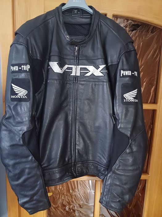 Kurtka  VTX czarna skóra