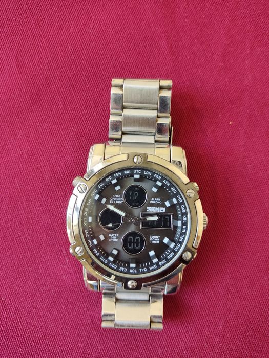 Чоловічий годинник SKMEI silver