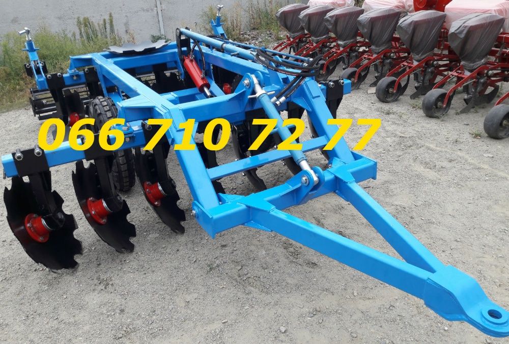 Причіпна борона БДФП-2.4 (колеса по середині борони) для МТЗ-82,892