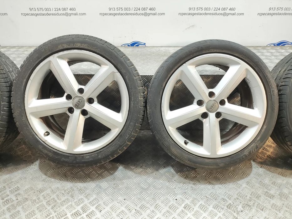 Conjunto de jantes 18 originais Audi A4 B8 S-Line 8J ET47 5x112