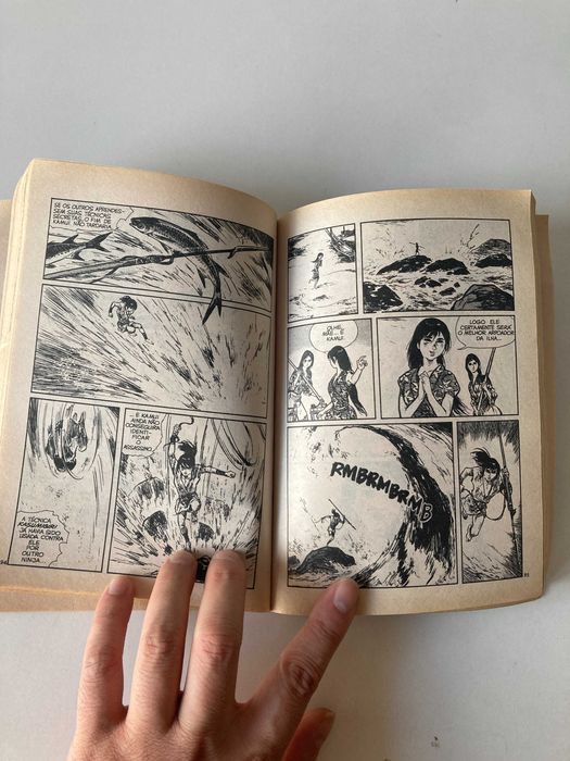 A Lenda de Kamui Vol. 2 e 3 -  A Ilha de Sugaru (1993) HQ Mangá PT/Br