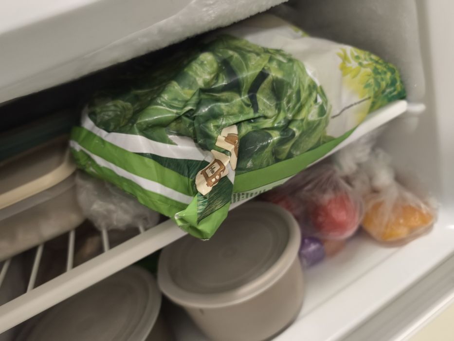 Frigorífico a funcionar