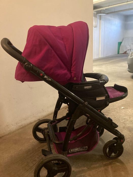 Carrinho + ovo + alcova Bébécar