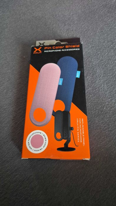 Mikrofon - KRUX Pin White + Gratis