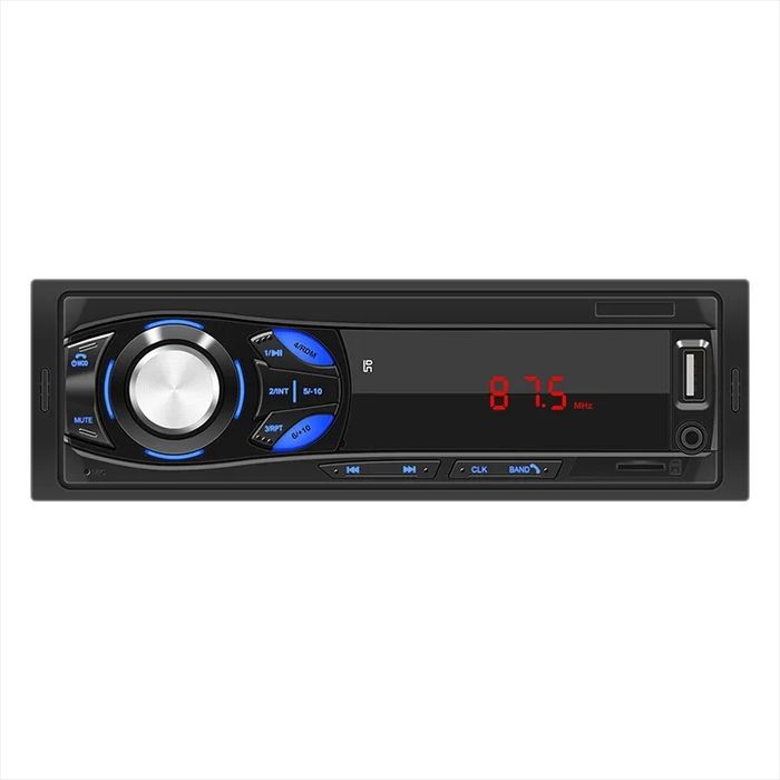 Auto Rádio 1 DIN - MP3 - FM - USB - AUX - Bluetooth