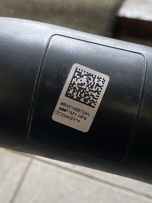 Патрубок шланг інтеркулера audi a4 b9 a5 f5 8w q5 80a