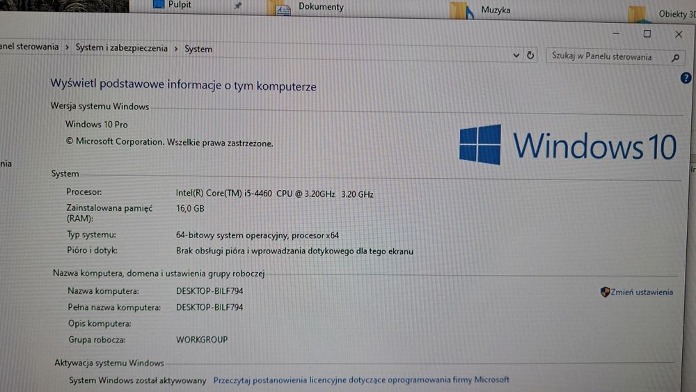Komputer stacjonarny i5, 16GB, 750Ti, ssd, hdd