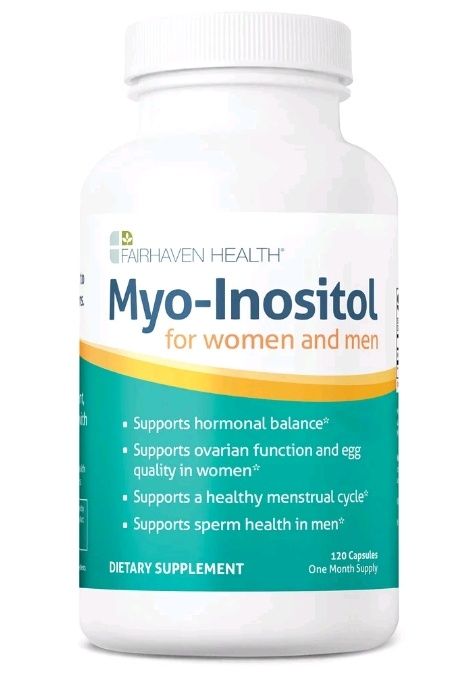 Fairhaven health, myo-inositol for women and men, 120 cap