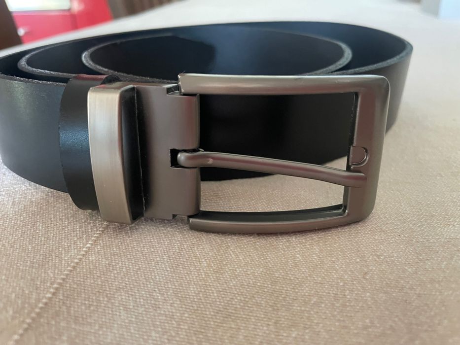 Pasek skórzany męski