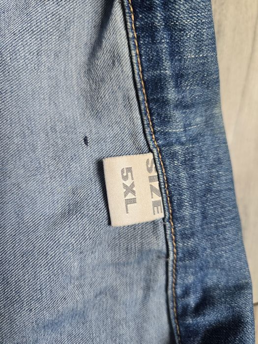 Size plus kurtka jeansowa katana rozmiar 5XL