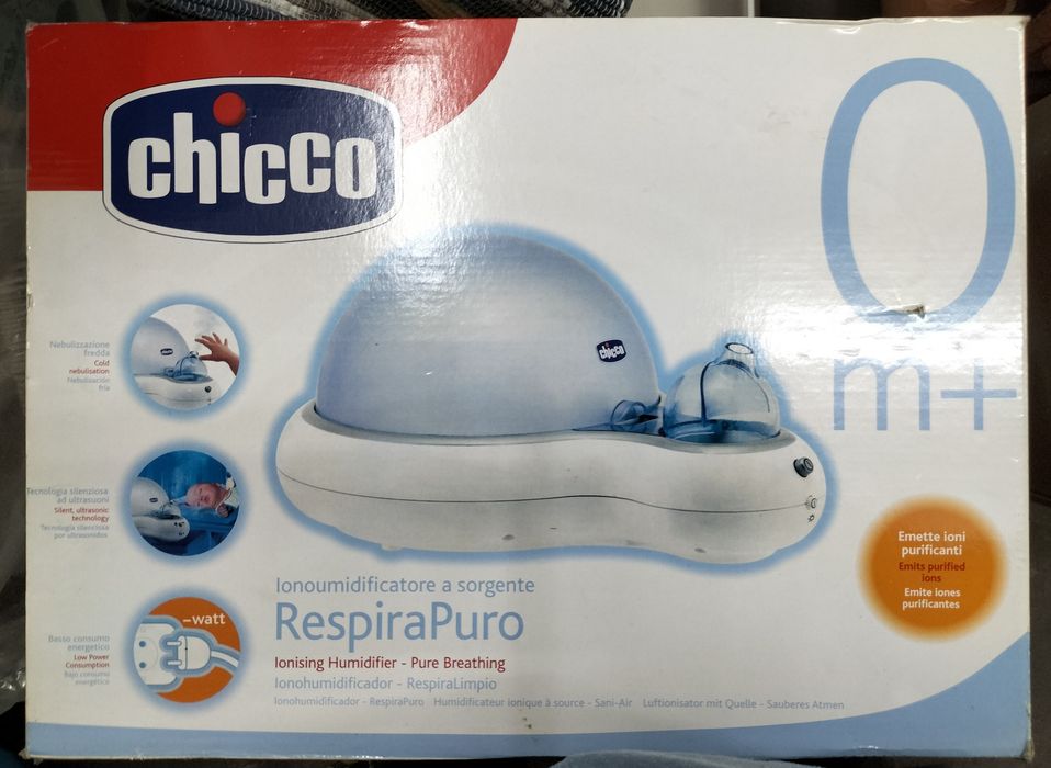 Humidificador Ionizador Chicco RespiraPuro (Na Caixa Original)