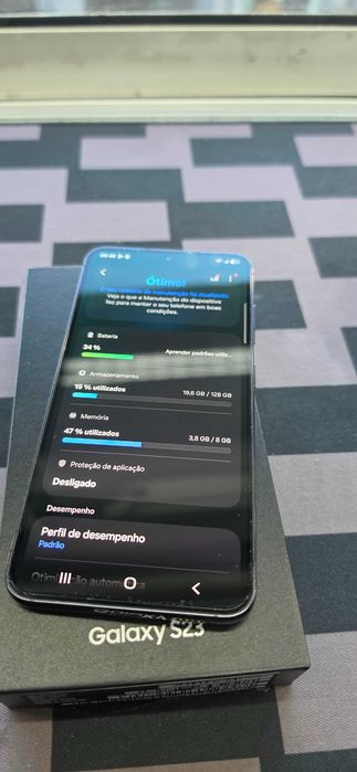Samsung S23 8Gb |128Gb Preto como novo