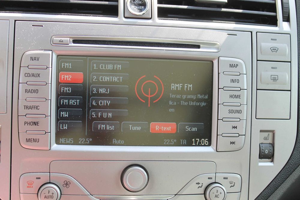 Ford kuga mk1 radio navi dotykowe KOD