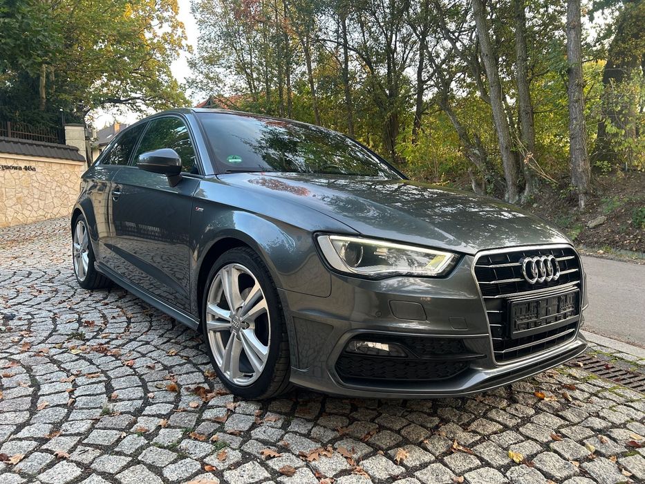 Audi A3 3-drzwiowe 3xSline, S-tronic, Panorama, Bang & Olufsen