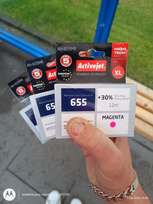Tusz do drukarki Magenta 655 Active Jet