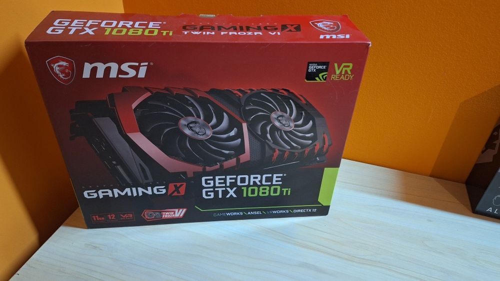 Pudelko od GTX 1080Ti MSI XGaming