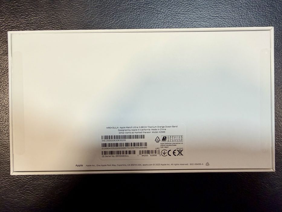 Apple Watch 2 49 mm titanium orange ocean band