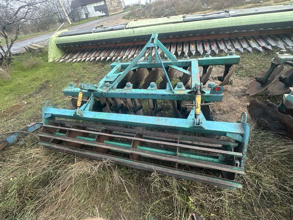 Дискова борона АГ-2,4-20, БілоцерковМАЗ, Навісна, з котком.