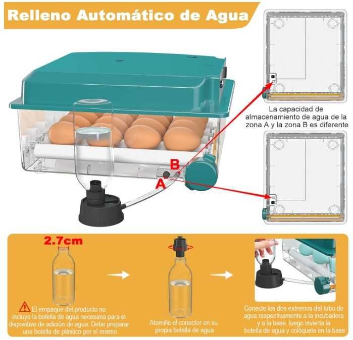Incubadora com Giro Automático 16 Ovos