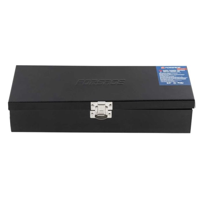 Набір головок ударних 3/4 6 граней 10 пр. 17-46 мм в кейсі  Forsage