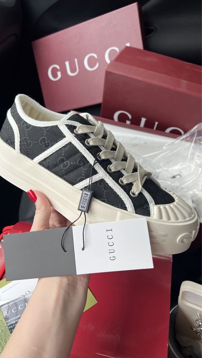 Кеды gucci черные
