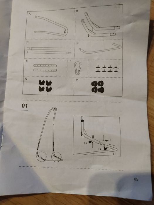 Stelaż do fotela wiszącego Costway
