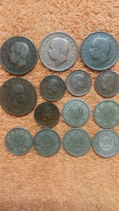 Moedas de reis antigas