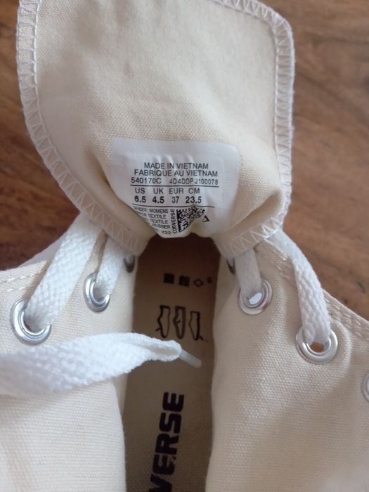 Converse trampki na platformie rozmiar 37