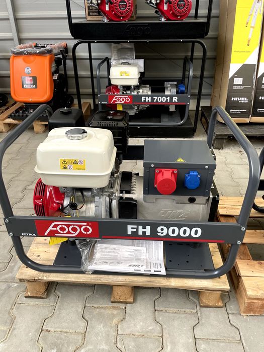 Agregat prądotwórczy Fogo FH 9000 Honda GX 390 Nowy FV